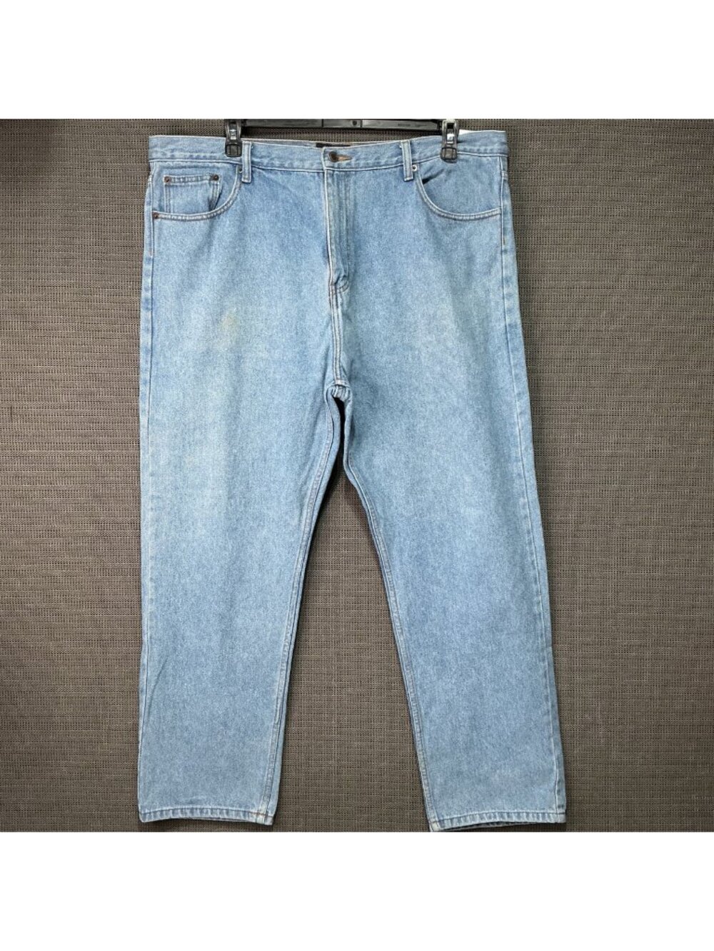 Architect Jean Company Mens Light Wash Denim Jeans Regular Fit 42x30 100% Cotton